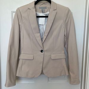 NWT beige H&M blazer size 4
